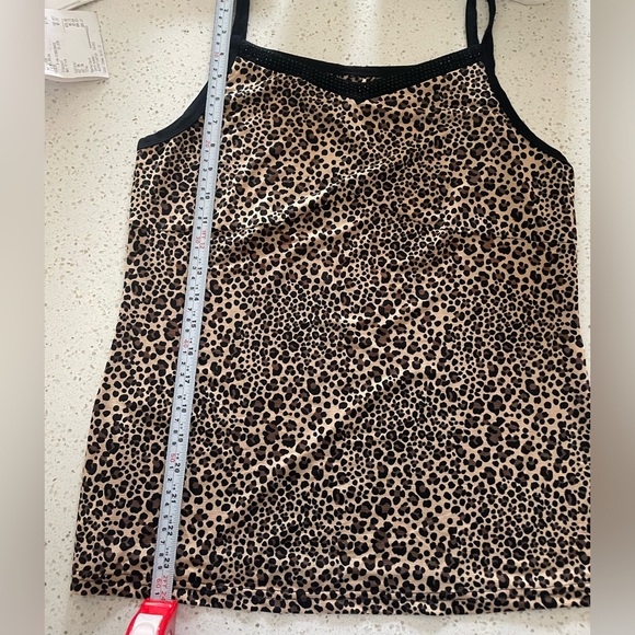 Leopard Print knit tank top - Picture 6 of 9